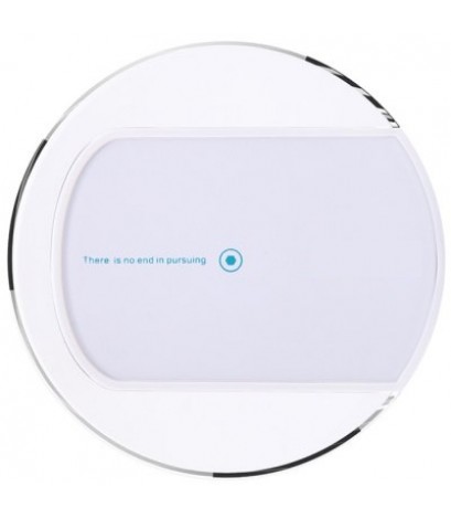 Round Wireless Charging Transmitter LED Light Qi Standard for Note 5 S6 Edge Plus