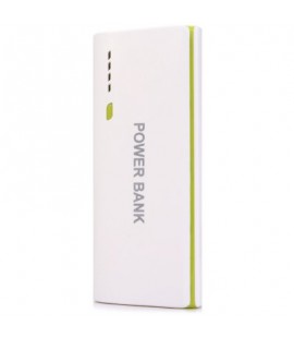 20000mAh Smart Portable Power Bank 2 USB Output Interface LED Indication Light LED Flashlight