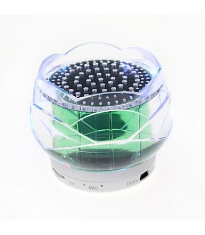 LED Mini Bluetooth Speaker with Mic/TF Card Port  /Mp3/Mp4/ iPhone (RGB)(Assorted Color)  