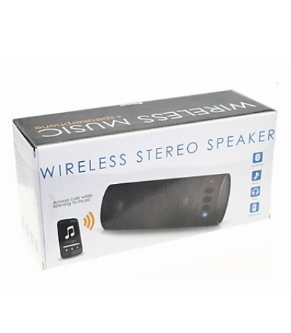 OJADE-X-BOSS Mini Portable Stereo Wireless Bluetooth Speaker for MIC/AUX - Black  