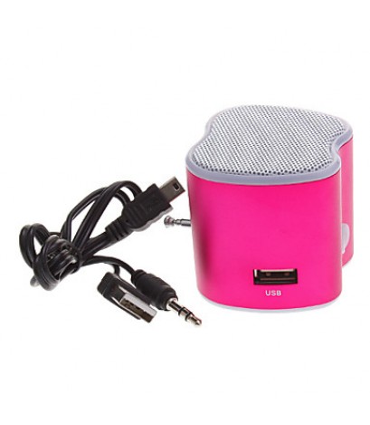 Mini Portable Stereo Music Speaker (Support USB/TF Card FM)  