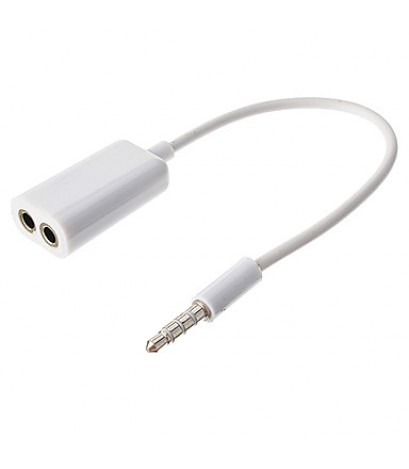 3.5mm Double Jack For MP3,MP4,Mobile Phone  