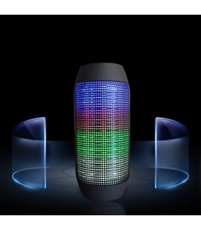 HOT Perfect Fashionable Colorful Lights Pulse Portable Bluetooth Speaker  