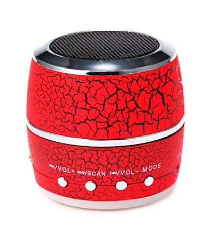 HR-199 High Quality Bluetooth Crack Shape Mini Speaker(Assorted color)  