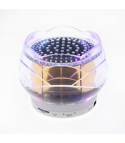 LED Mini Bluetooth Speaker with Mic/TF Card Port  /Mp3/Mp4/ iPhone (RGB)(Assorted Color)  