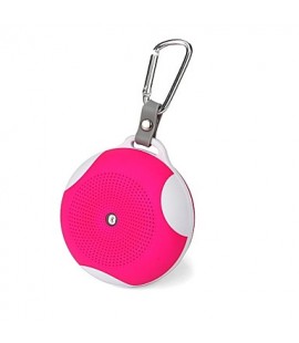 BTS-06 Super Mini Portable Hands-free Bluetooth Wireless Speaker with Metal Buckle Support TF Card  