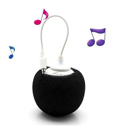 Soft Ball 3.5mm Plug Mini Audio Dock Speaker for iPhon iPod PC And Mobile Phone(Assorted Colors)  