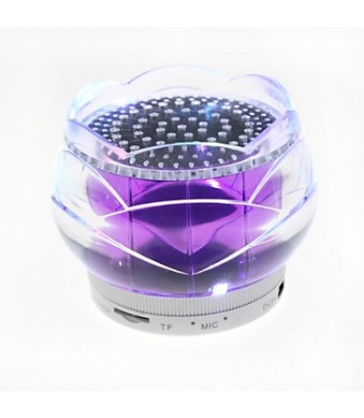 LED Mini Bluetooth Speaker with Mic/TF Card Port  /Mp3/Mp4/ iPhone (RGB)(Assorted Color)  