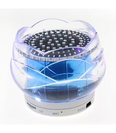 LED Mini Bluetooth Speaker with Mic/TF Card Port  /Mp3/Mp4/ iPhone (RGB)(Assorted Color)  