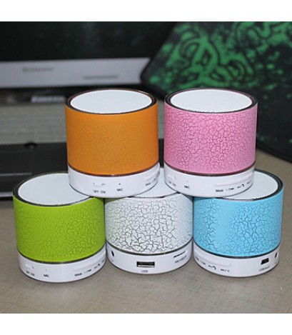 LED MiNi Bluetooth Speaker Micro SD Mic USB AUX Portable Handfree for iPhone Samsung and Other Cellphone  