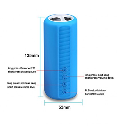 W200 Mini Portable Sport Bluetooth Speaker Waterproof,Dropproof/ Shockproof Wireless Speakers outdoor   