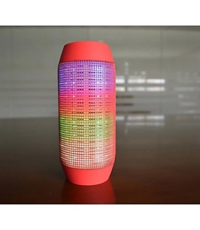 HOT Perfect Fashionable Colorful Lights Pulse Portable Bluetooth Speaker  