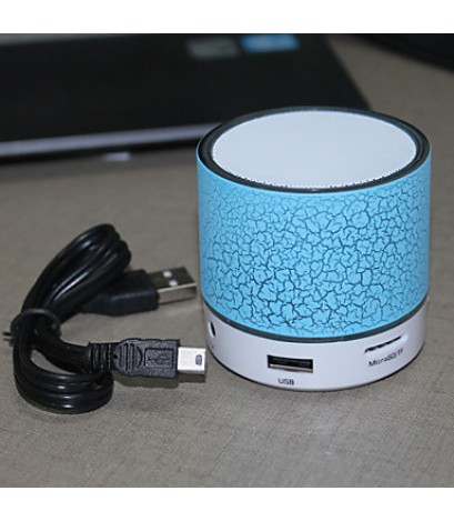 LED MiNi Bluetooth Speaker Micro SD Mic USB AUX Portable Handfree for iPhone Samsung and Other Cellphone  