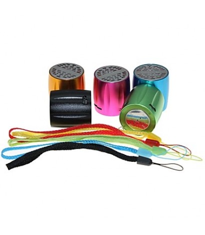 S-Y18 Hi-Fi MiNi Speaker Micro SD TF  for iPhone Samsung and Other Cellphone(Assorted Color)  