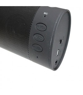 OJADE-X-BOSS Mini Portable Stereo Wireless Bluetooth Speaker for MIC/AUX - Black  