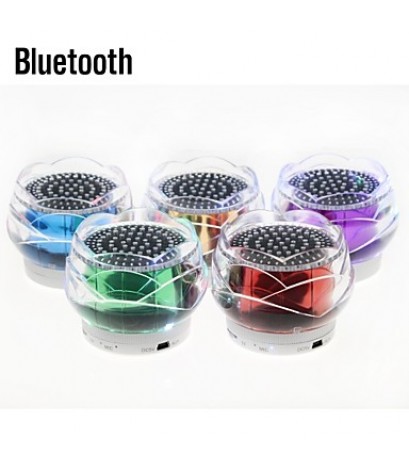 LED Mini Bluetooth Speaker with Mic/TF Card Port  /Mp3/Mp4/ iPhone (RGB)(Assorted Color)  