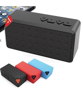 Portable Bluetooth Speaker with MicroSD Card Slot USB Slot Microphone Assorted Color  